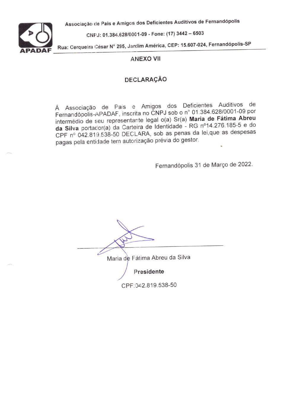 Página 26 de Prestação de Contas Anual — Estrela d'Oeste — 2021